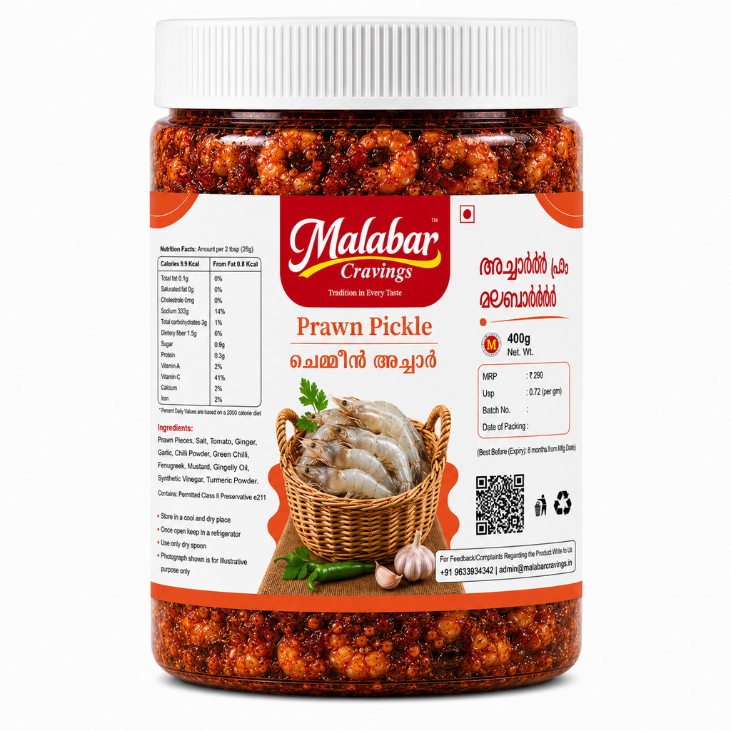 Authentic Kerala Prawns (400g)
