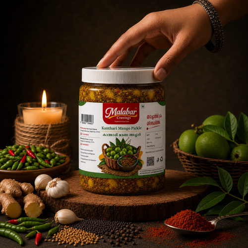 Authentic Kanthari Mango Pickle (400g)