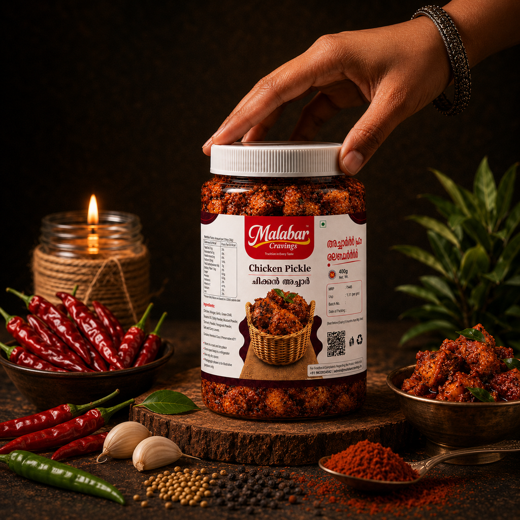 Authentic Kerala Chicken Pickle (400g)