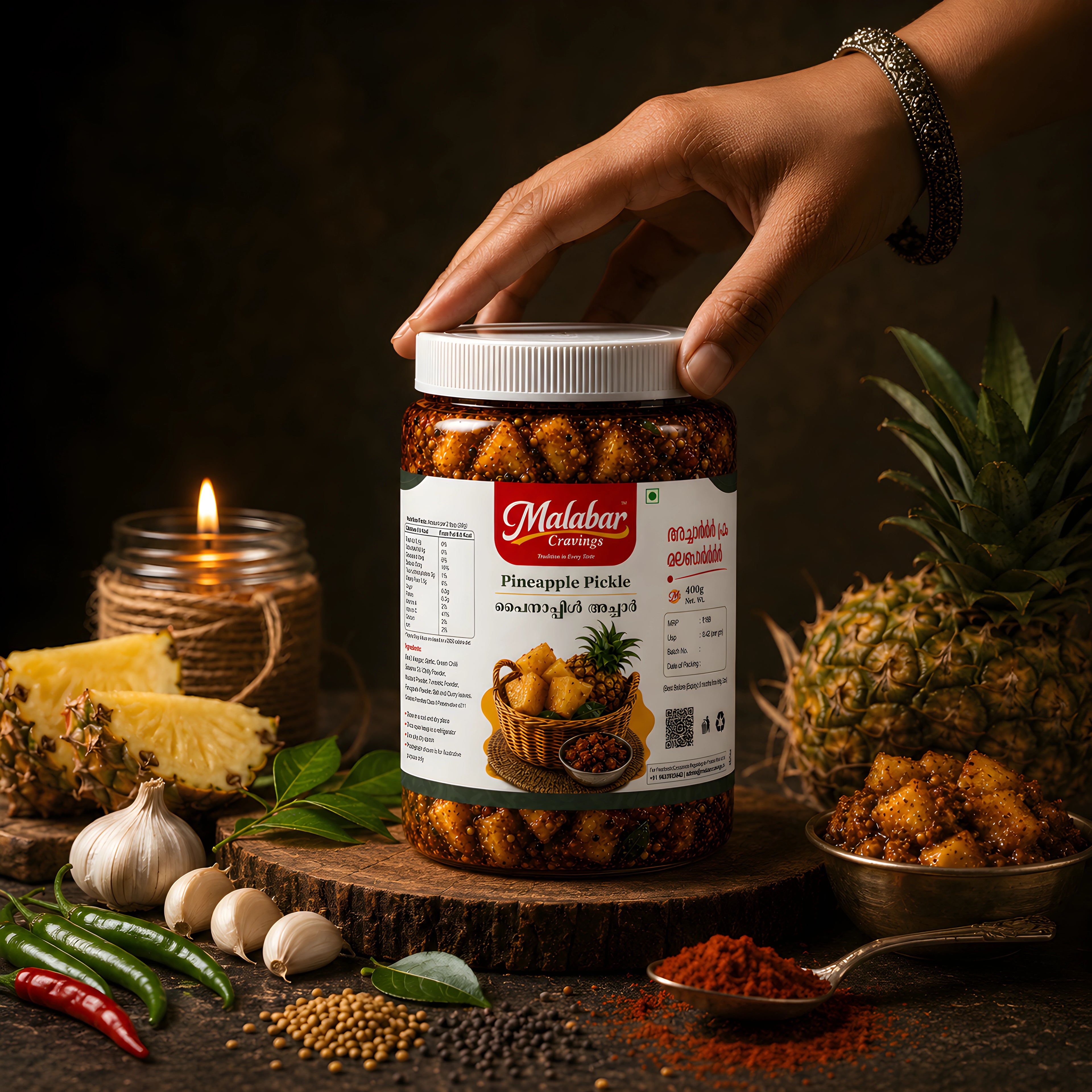 Authentic Pineapple Pickle (400g)